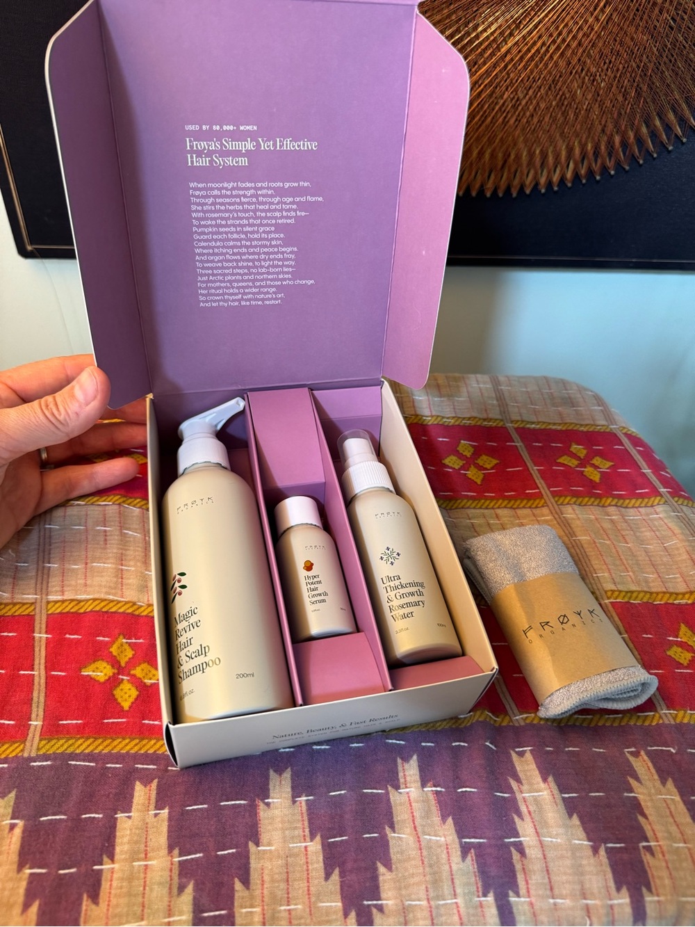 Froya Organics Complete System for Mature Hair Set NWT